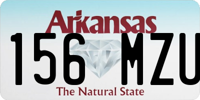 AR license plate 156MZU