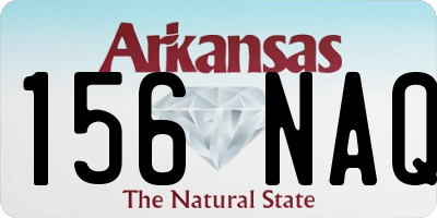AR license plate 156NAQ