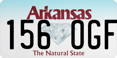 AR license plate 156OGF