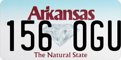 AR license plate 156OGU