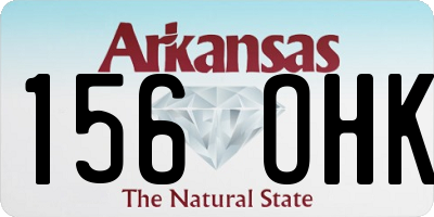 AR license plate 156OHK