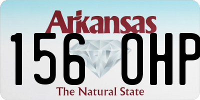 AR license plate 156OHP