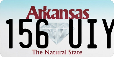AR license plate 156UIY