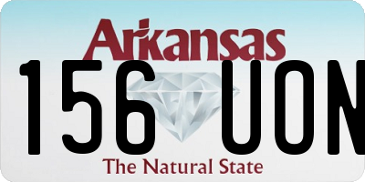 AR license plate 156UON