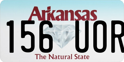AR license plate 156UOR