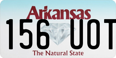 AR license plate 156UOT