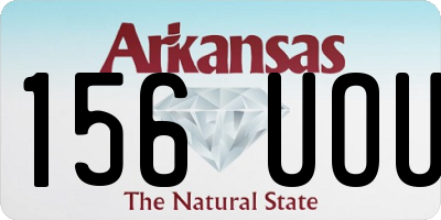 AR license plate 156UOU