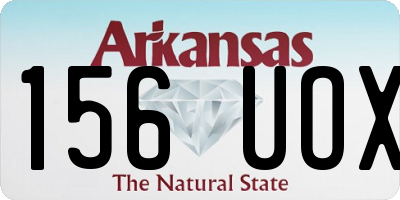 AR license plate 156UOX