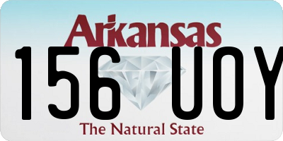 AR license plate 156UOY