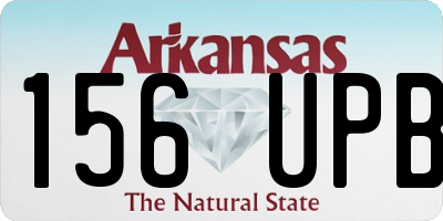 AR license plate 156UPB