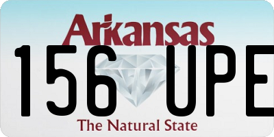 AR license plate 156UPE