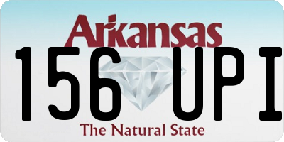 AR license plate 156UPI