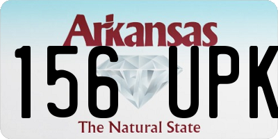 AR license plate 156UPK