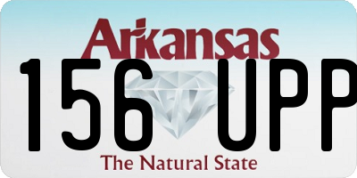 AR license plate 156UPP