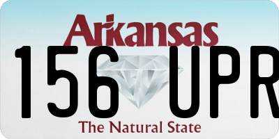 AR license plate 156UPR