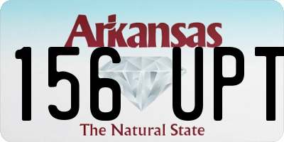 AR license plate 156UPT