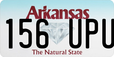 AR license plate 156UPU