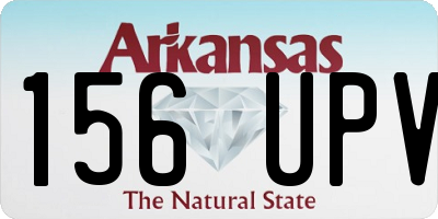 AR license plate 156UPV