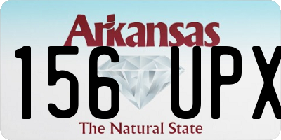 AR license plate 156UPX