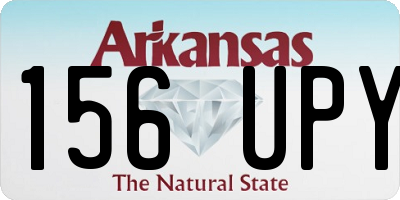 AR license plate 156UPY