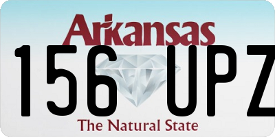AR license plate 156UPZ