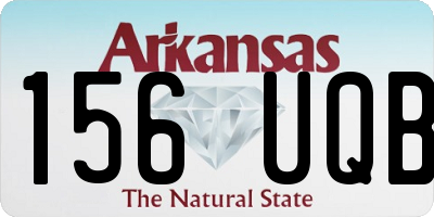 AR license plate 156UQB