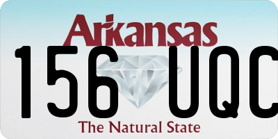AR license plate 156UQC