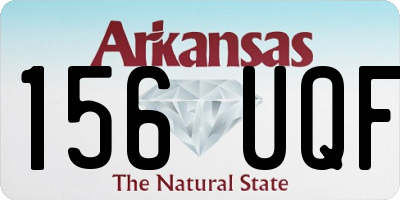 AR license plate 156UQF