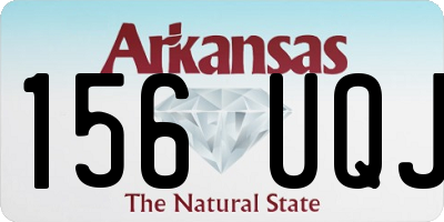 AR license plate 156UQJ
