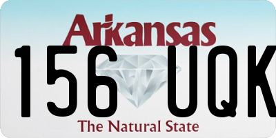 AR license plate 156UQK