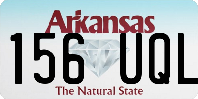 AR license plate 156UQL
