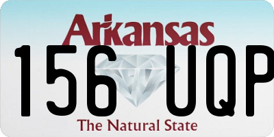 AR license plate 156UQP