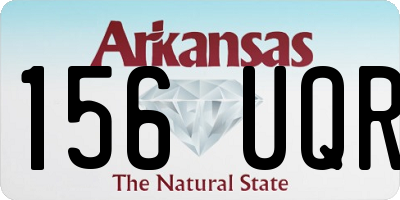 AR license plate 156UQR