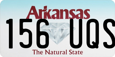 AR license plate 156UQS