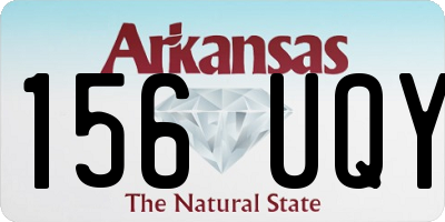 AR license plate 156UQY