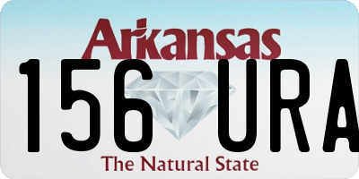 AR license plate 156URA