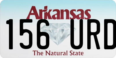 AR license plate 156URD