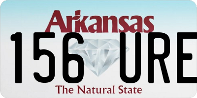 AR license plate 156URE