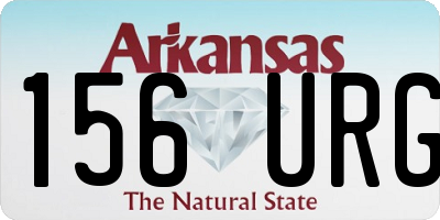 AR license plate 156URG