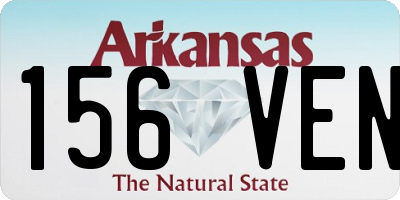 AR license plate 156VEN