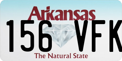 AR license plate 156VFK