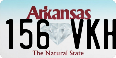 AR license plate 156VKH