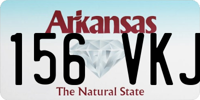 AR license plate 156VKJ
