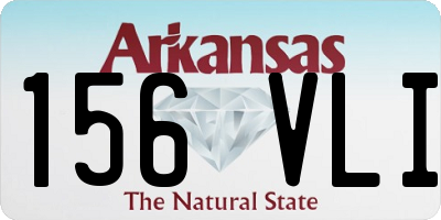 AR license plate 156VLI