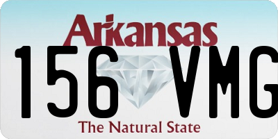 AR license plate 156VMG