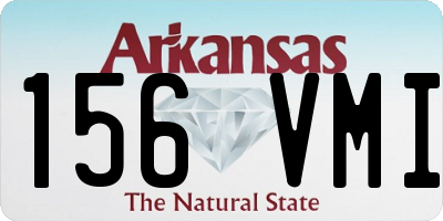 AR license plate 156VMI