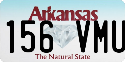 AR license plate 156VMU