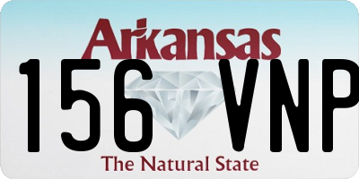 AR license plate 156VNP