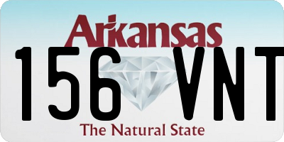 AR license plate 156VNT