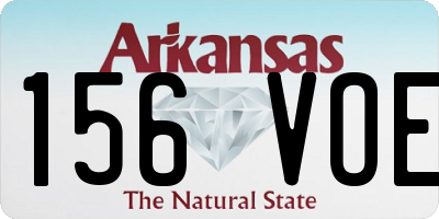 AR license plate 156VOE